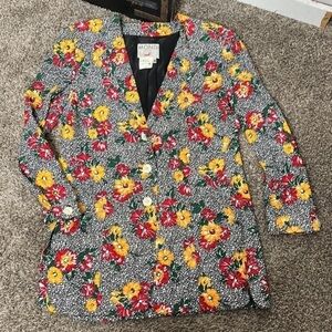 MONDI Vintage Stunning Graphic Blazer Sz 38